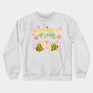 Cute bees Summertime Crewneck Sweatshirt